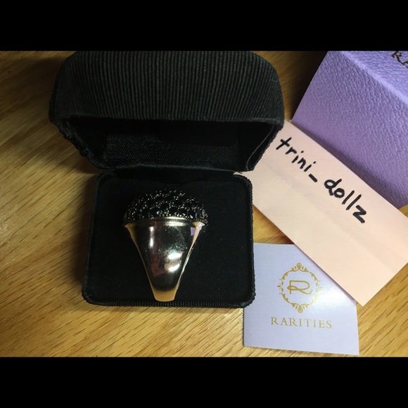 RARITIES Carol Brodie Black Spinel Ring NWT - Picture 6 of 10
